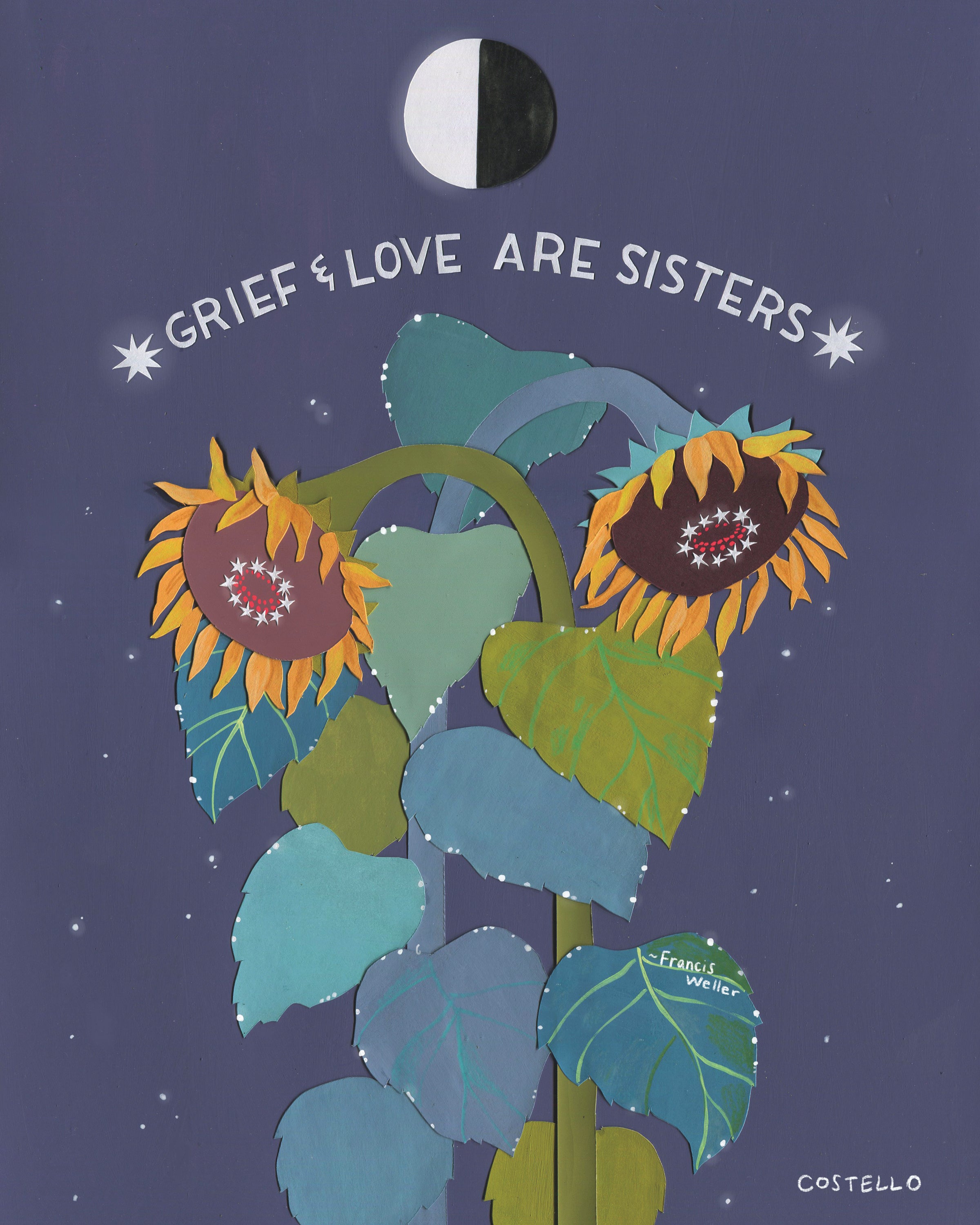 Grief and Love Greeting Card